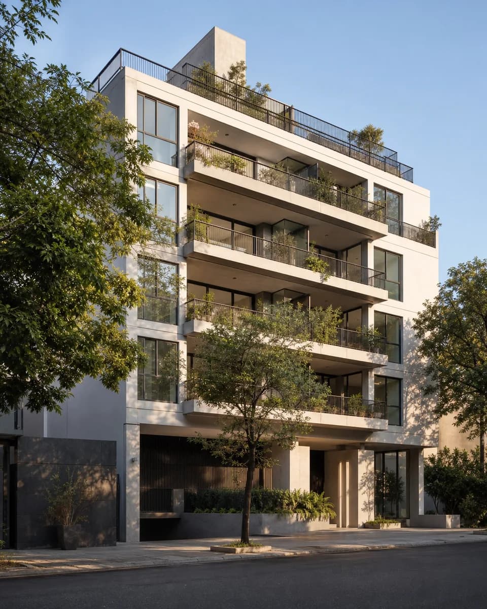 Edificio residencial contemporáneo